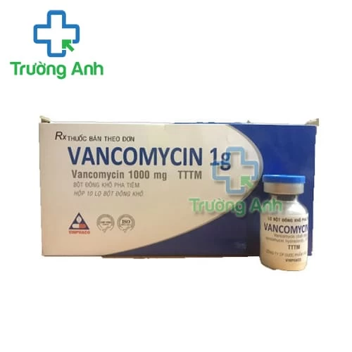 Vancomycin 1g Vinphaco - Thuốc điều trị nhiễm khuẩn
